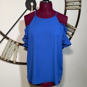 Shine Star Blue Sleeve Top